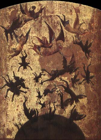 unknow artist Detail of the Fall of the Rebel Angels